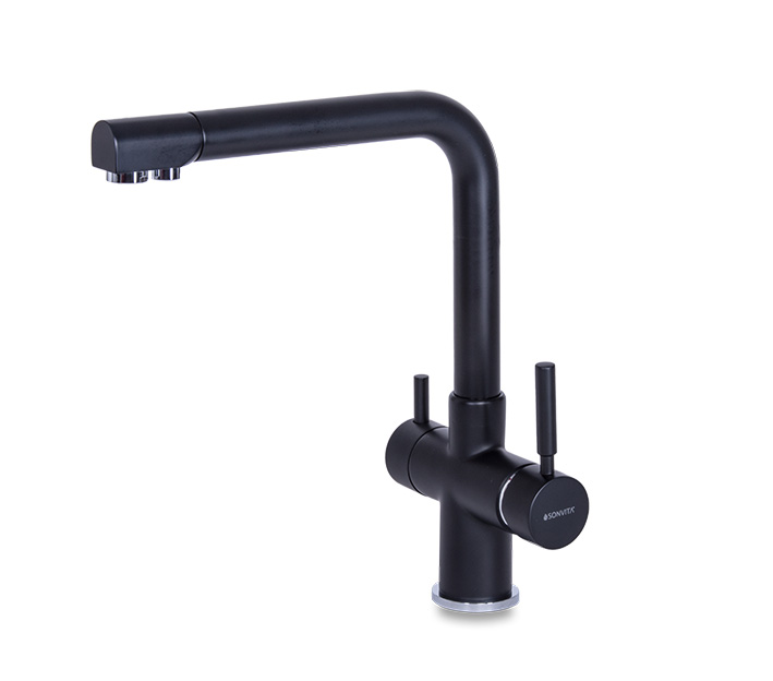 Drei-Wege-Wasserhahn Black Puro Drei-Wege-Wasserhahn Black Puro