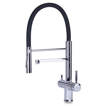 Drei-Wege-Wasserhahn | Black Poseidon Drei-Wege-Wasserhahn | Black Poseidon