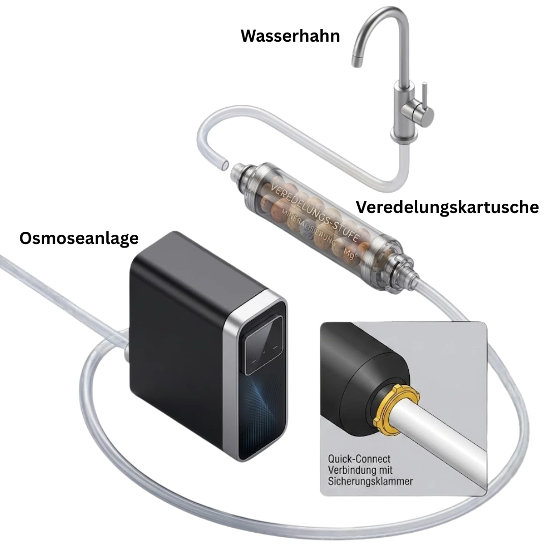 Installationsbeispiel Veredelungskartusche