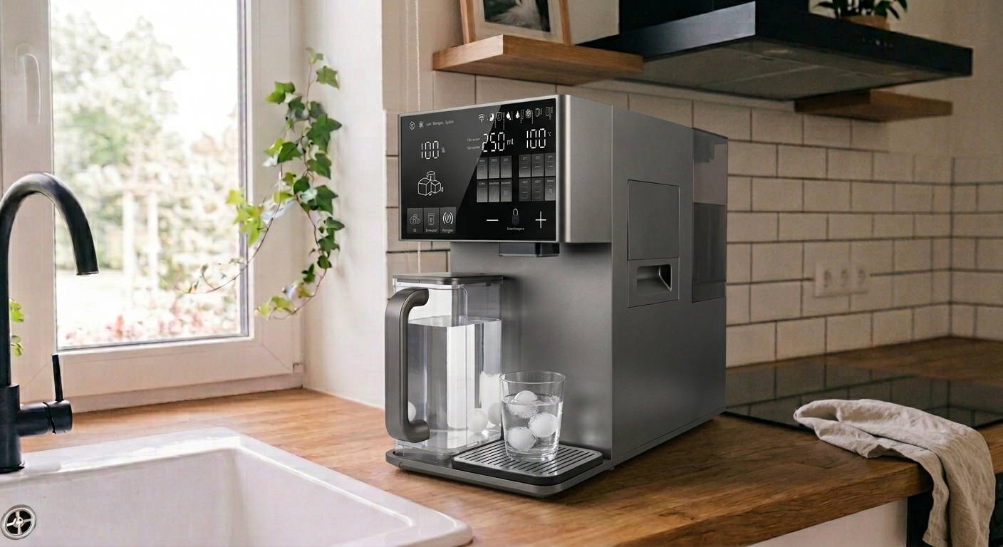 Aqua Therm Ice Wasserfilter auf Küchenzeile