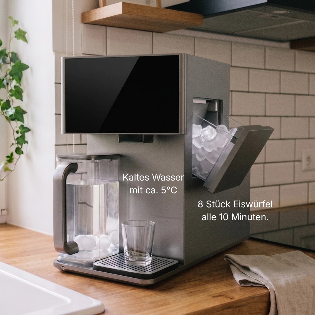 Aqua Therm Ice Wasserfilter auf Küchenzeile
