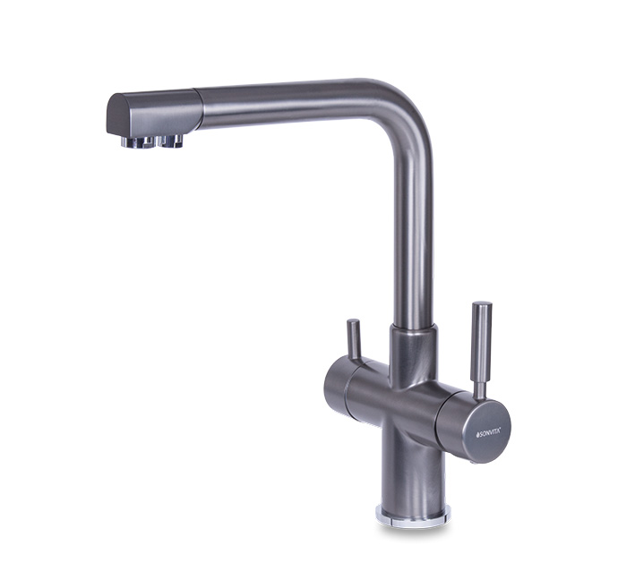 Drei-Wege-Wasserhahn | Puro Grau Drei-Wege-Wasserhahn | Puro Grau