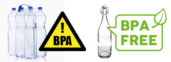 BPA freie Flaschen verwenden