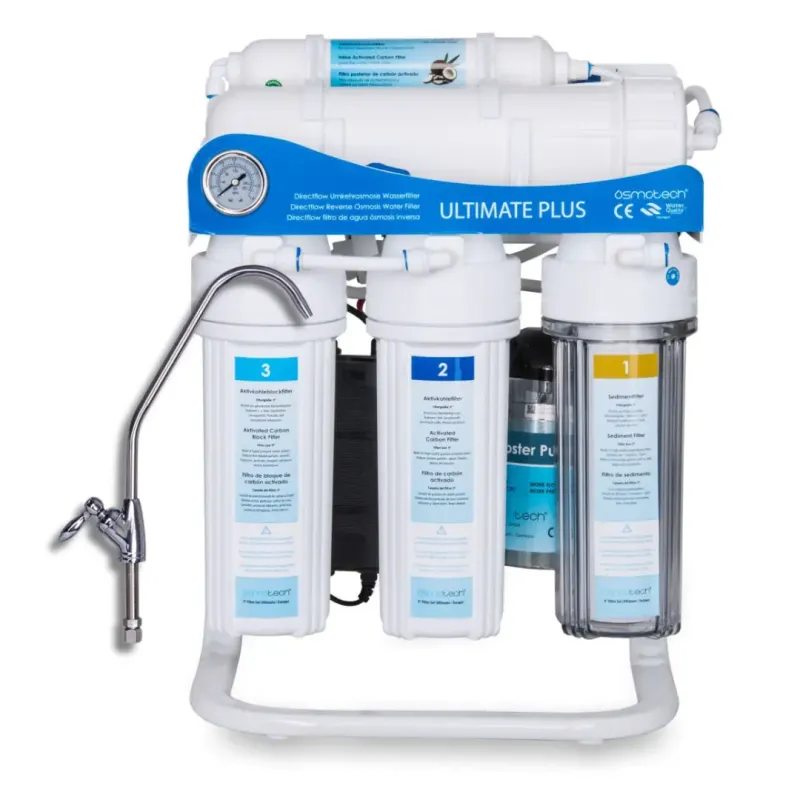 Osmotech Ultimate Plus Superflow Untertisch-Osmoseanlage mit Filterkartuschen